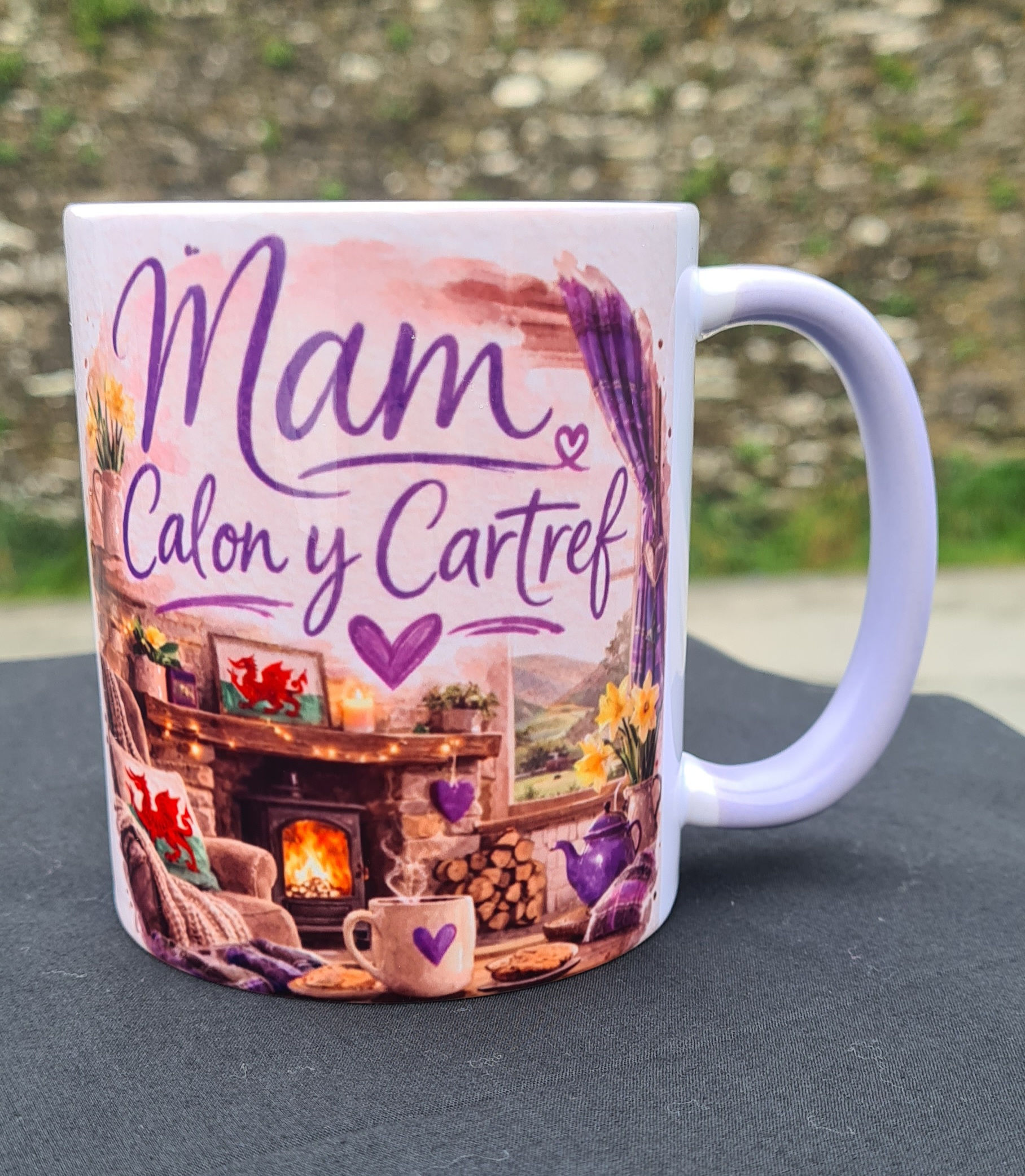 Mam Calon Y Cartref Mug