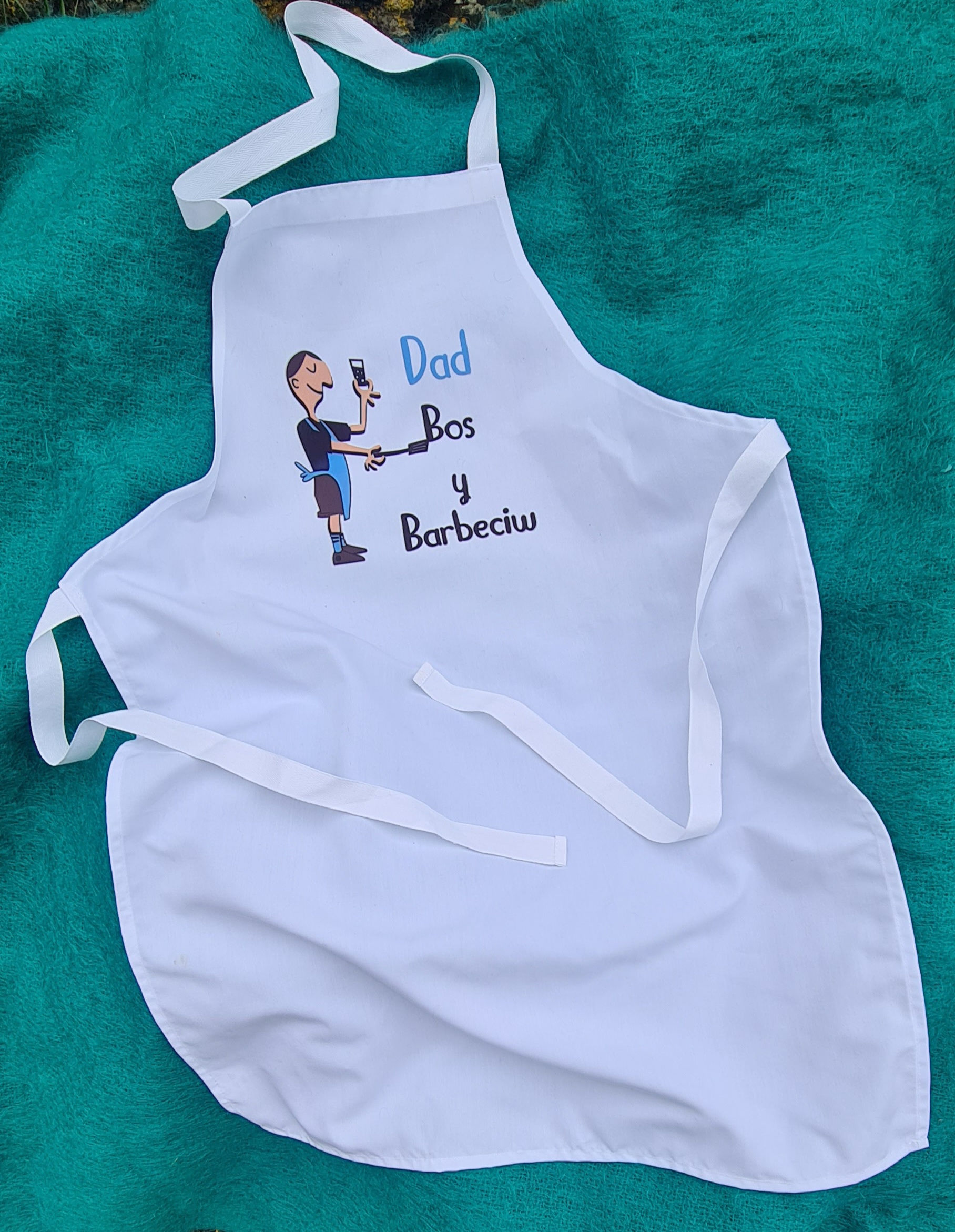 Ffedog / Apron Dad Bos y Barbeciw