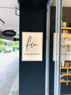 Fia illuminated sign
