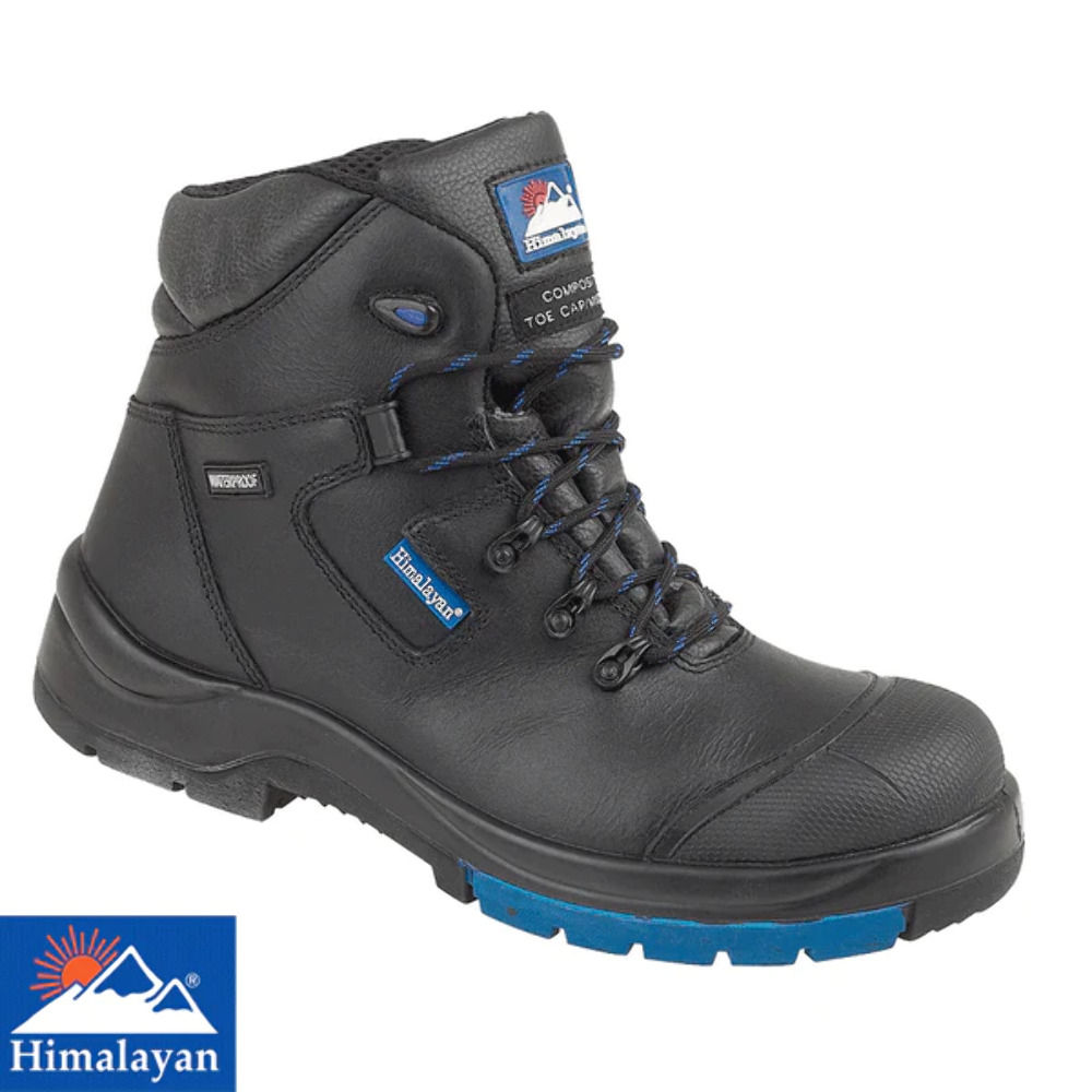 Himalayan Black Hygrip Waterproof Safety Boot - 5160 Black