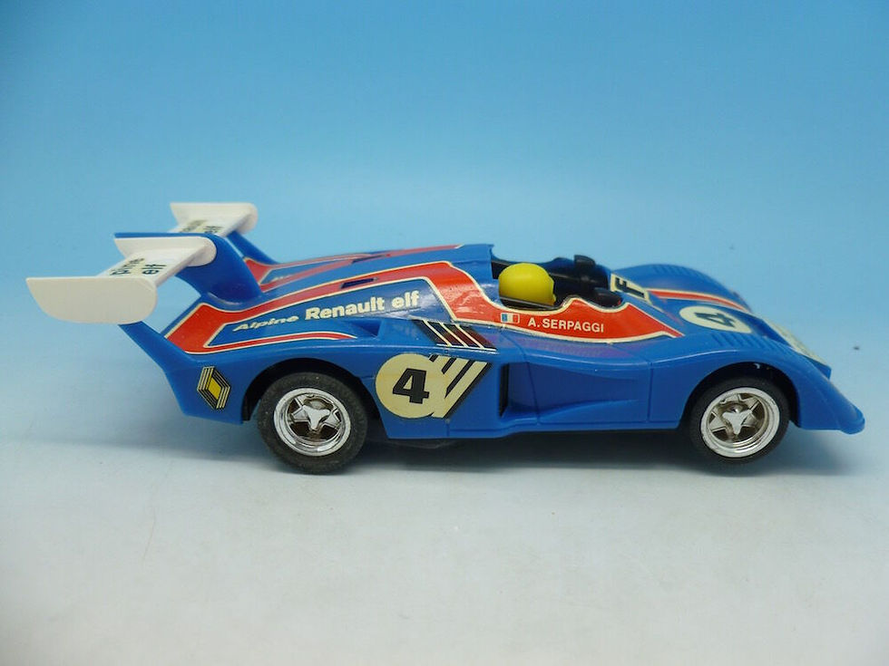 Thumbnail: Scalextric Exin 4053 Renault 2000 Turbo in blue, boxed shop fresh
