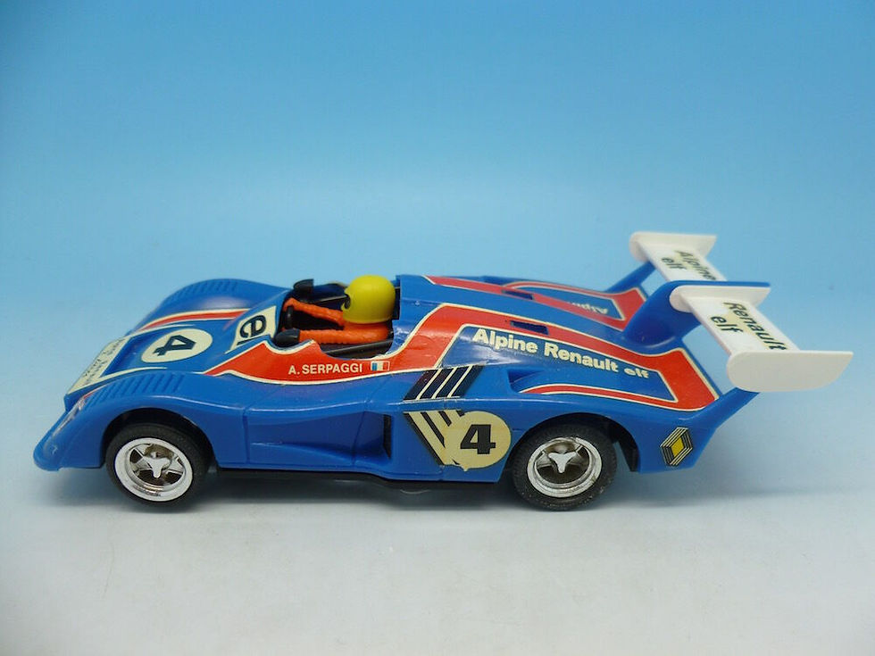 Thumbnail: Scalextric Exin 4053 Renault 2000 Turbo in blue, boxed shop fresh