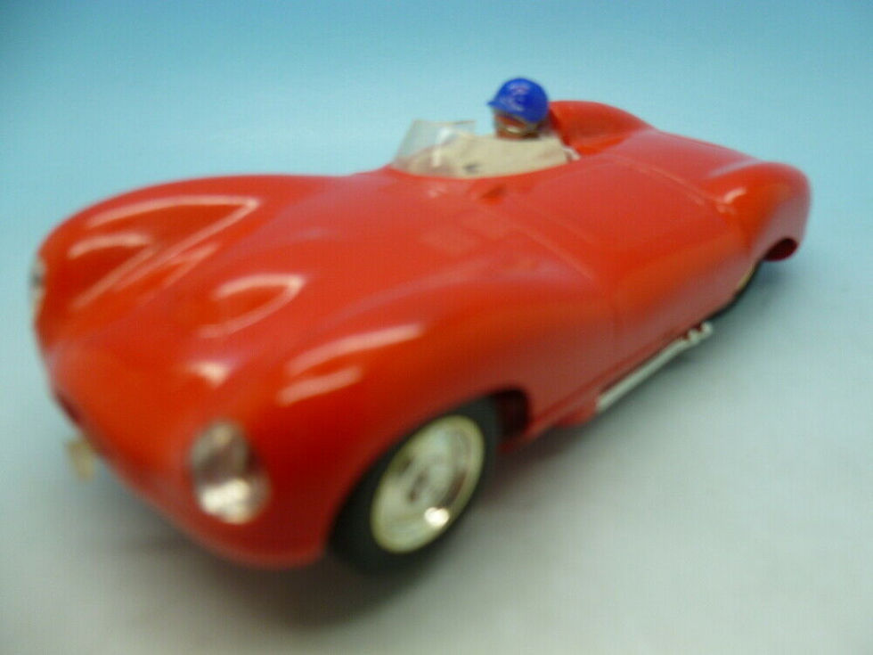 Thumbnail: Scalextric C60 D Type in Red, super condition and boxed