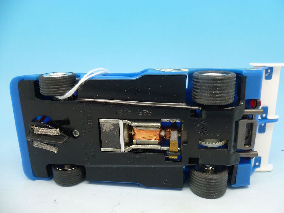 Thumbnail: Scalextric Exin 4053 Renault 2000 Turbo in blue, boxed shop fresh