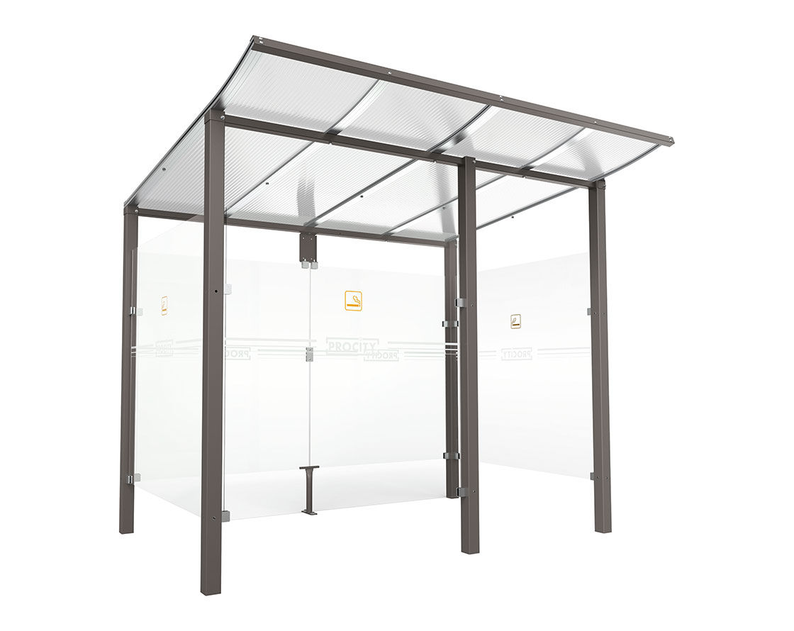 Modulo smoking and vaping shelter