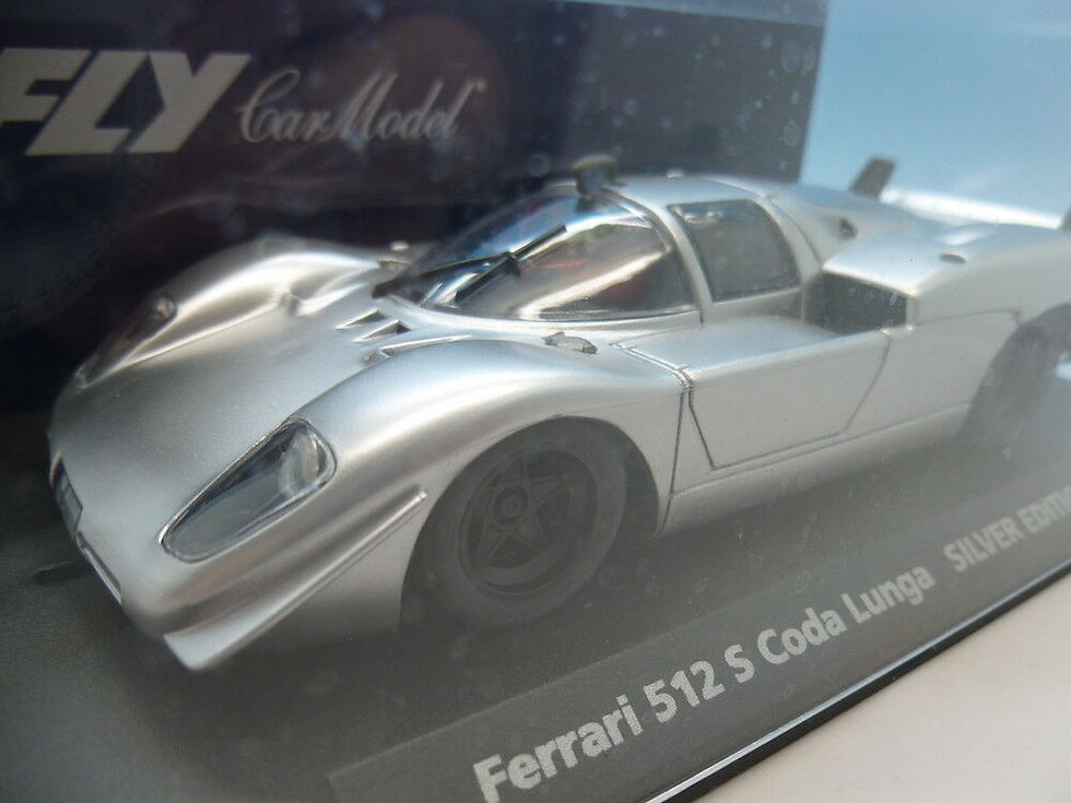 Thumbnail: Fly 88118 Ferrari 512c Codalunga Silver Edition C-73, mint ununsed