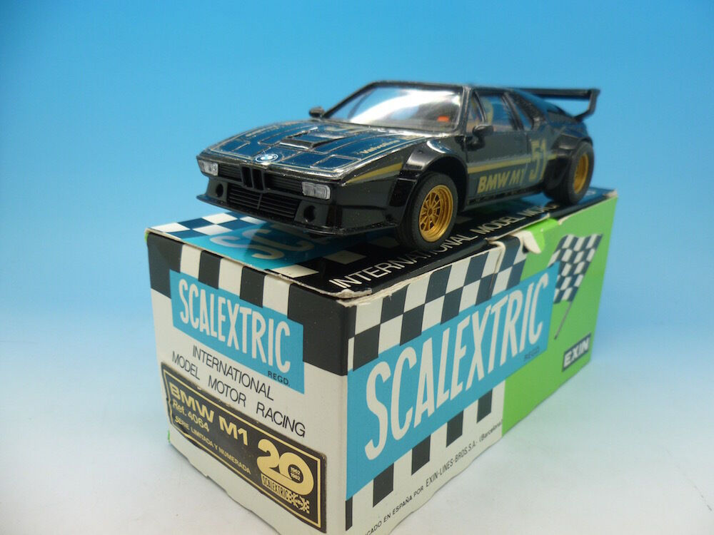 Scalextric 4064 BMW M1, totally mint appears unused, boxed with instructions