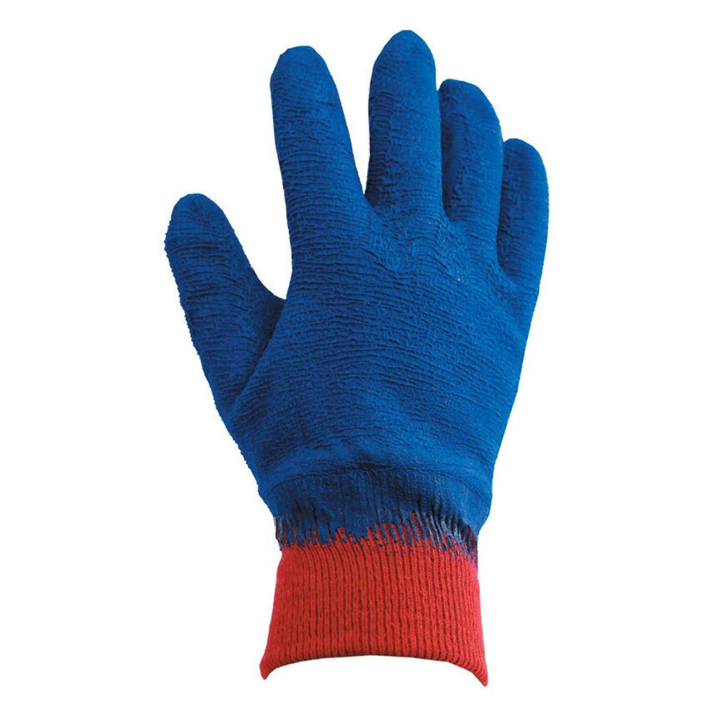 12x POLYCO - BLUE GRIP WORK GLOVES - 840