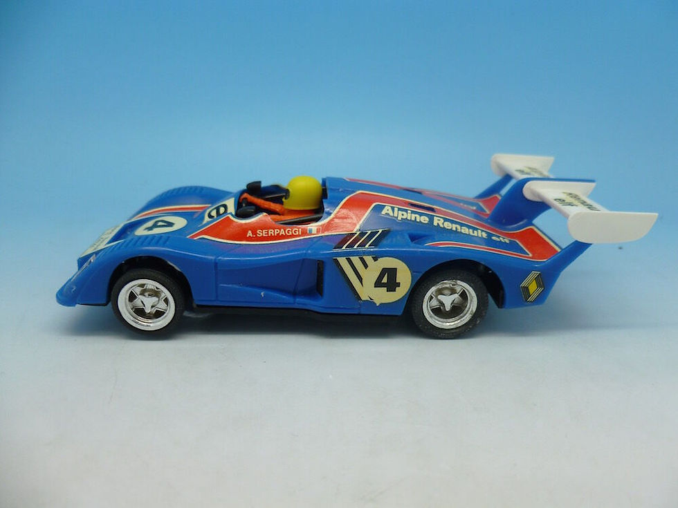 Thumbnail: Scalextric Exin 4053 Renault 2000 Turbo in blue, boxed shop fresh