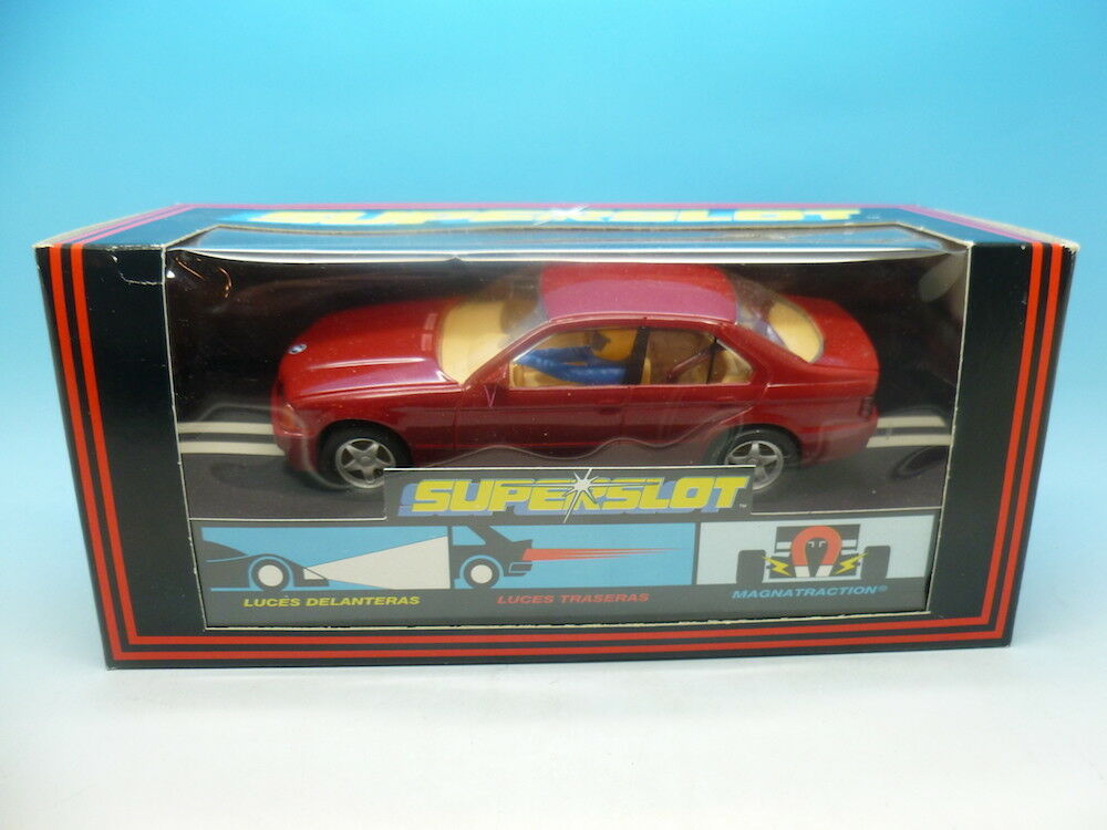 Superslot H001 BMW 318i Burdeos ex shop stock mint