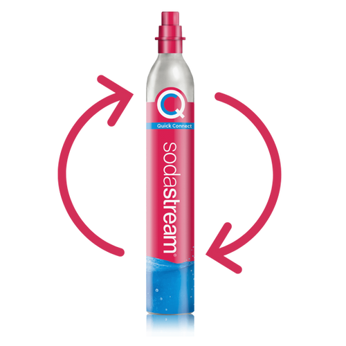 sodastream Quick Connect シリンダー 60L Sodastream Quick Connect, Pink CO2 Cylinder Exchange, 60L