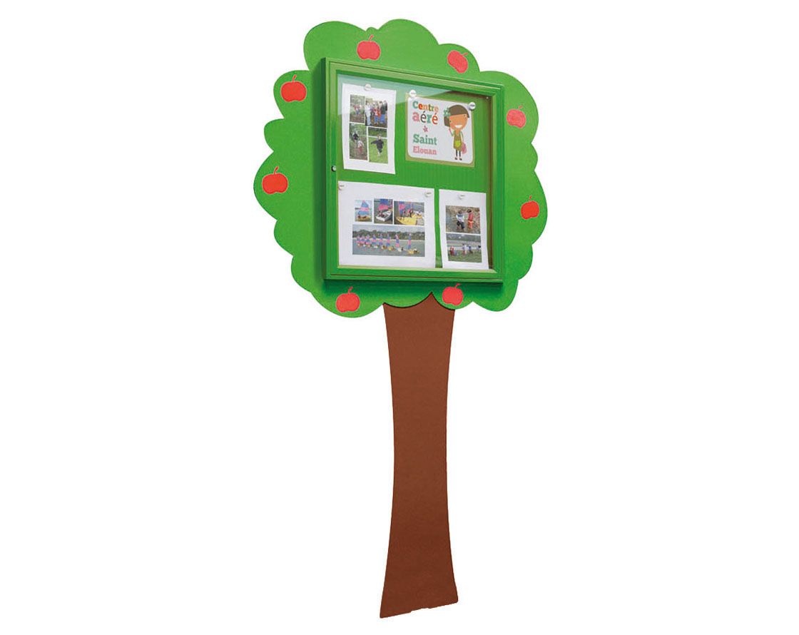 "School fun" Tree and themed outdoor notice boards