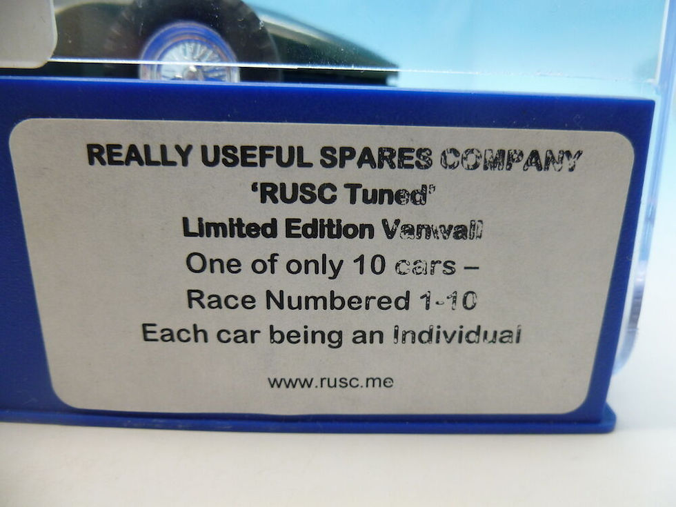 Thumbnail: Scalextric RUSC Limited Edition Vanwall one of only 10, mint unused