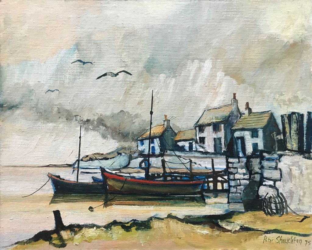 Moored Boats. £895.00