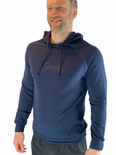 Relaxed Fit Hoodie in Rebel Bro x Live Fast Flames