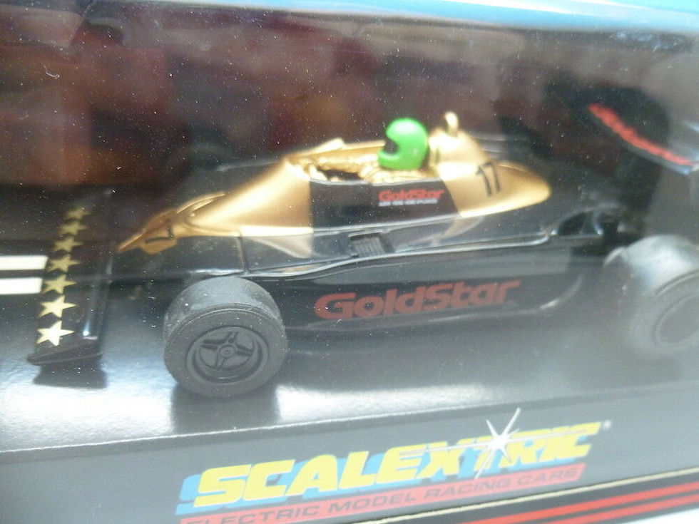 Thumbnail: Scalextric C350 Gold Star F1, very rare to find boxed and this one is totally mi