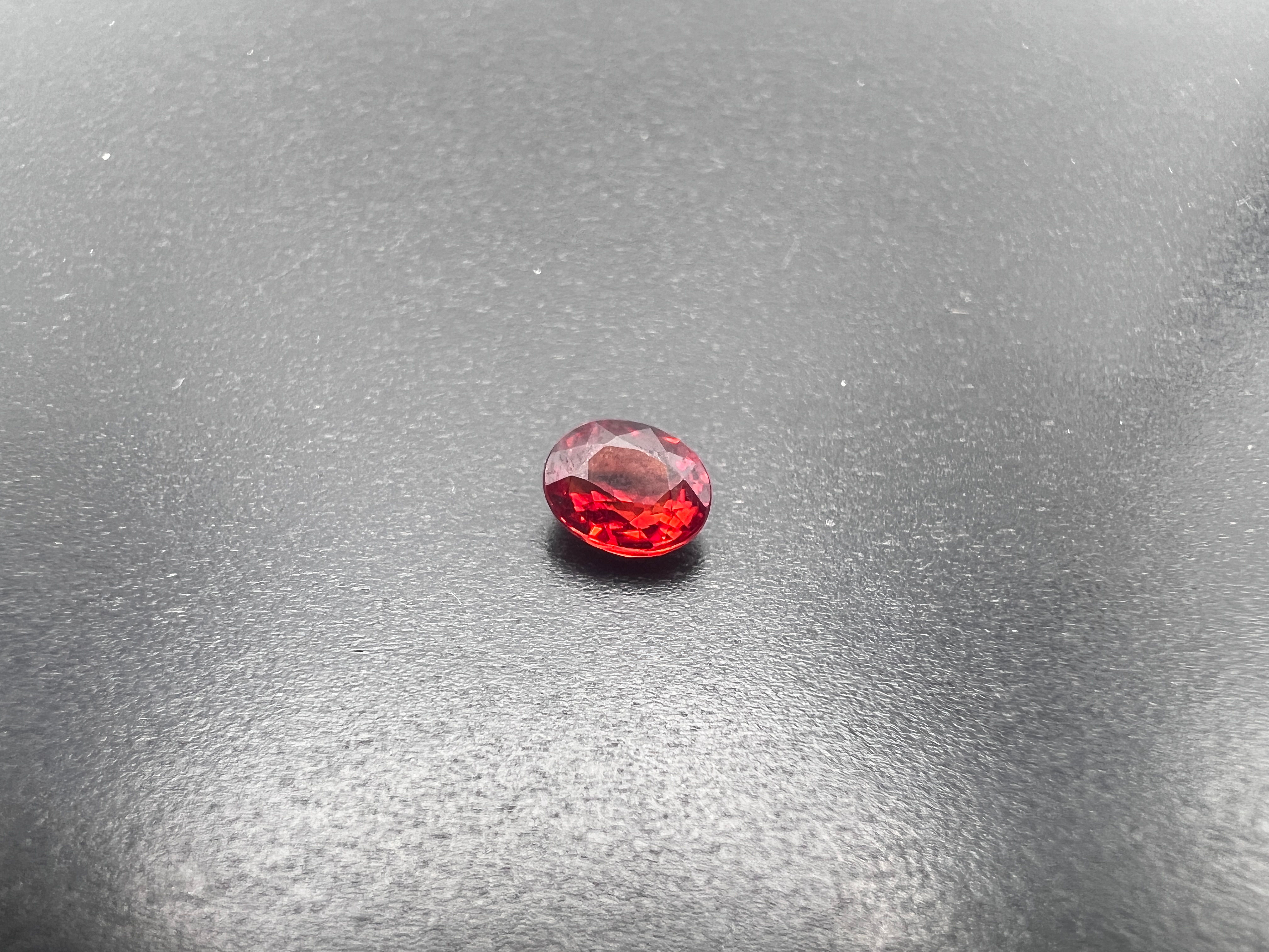 Red Oval Shaped Sapphire