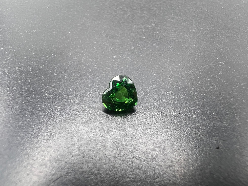 Green Heart Shaped Tsavorite