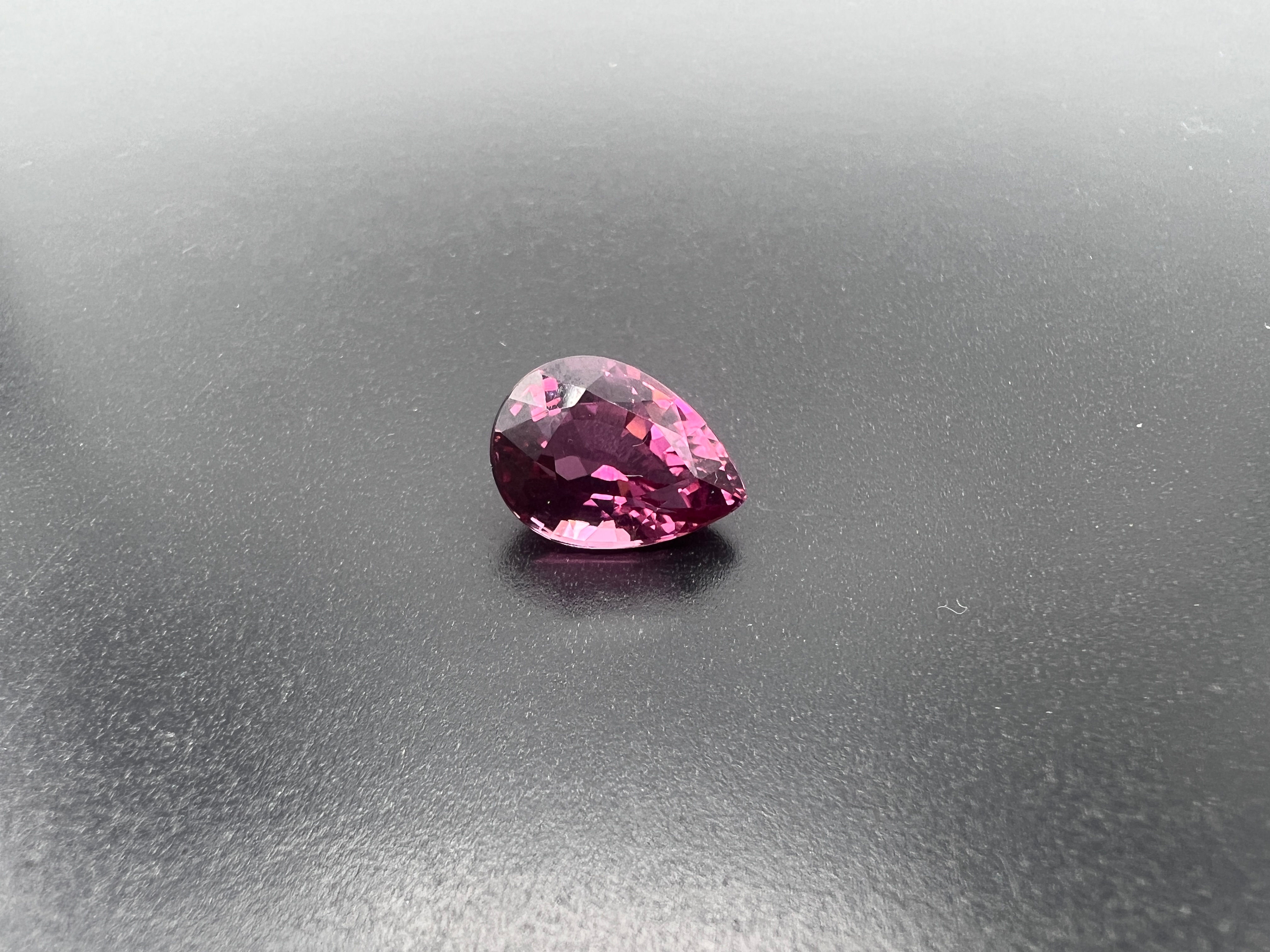 Pear Shaped Pink Tourmaline
