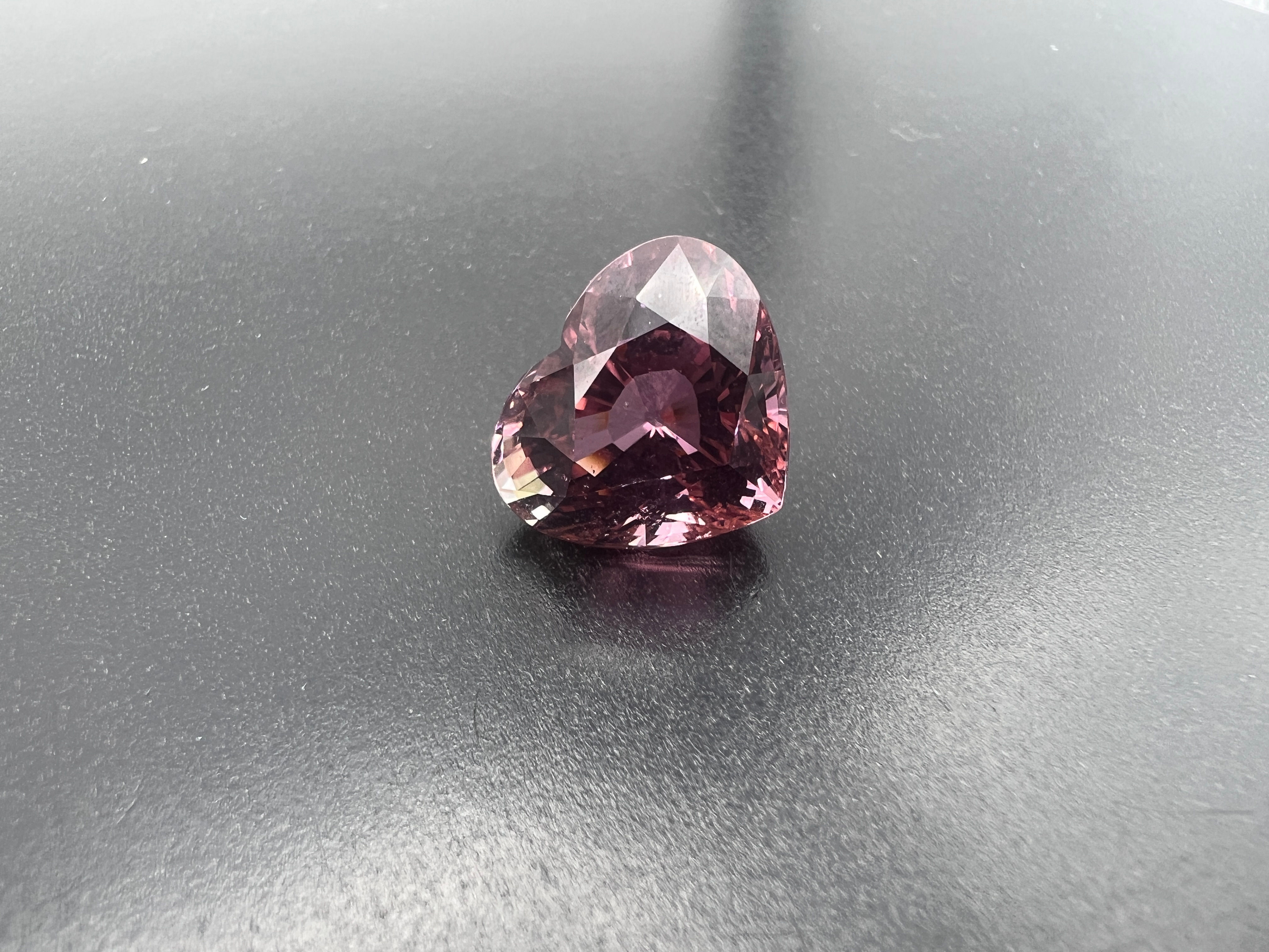 Heart Shaped Pink Tourmaline