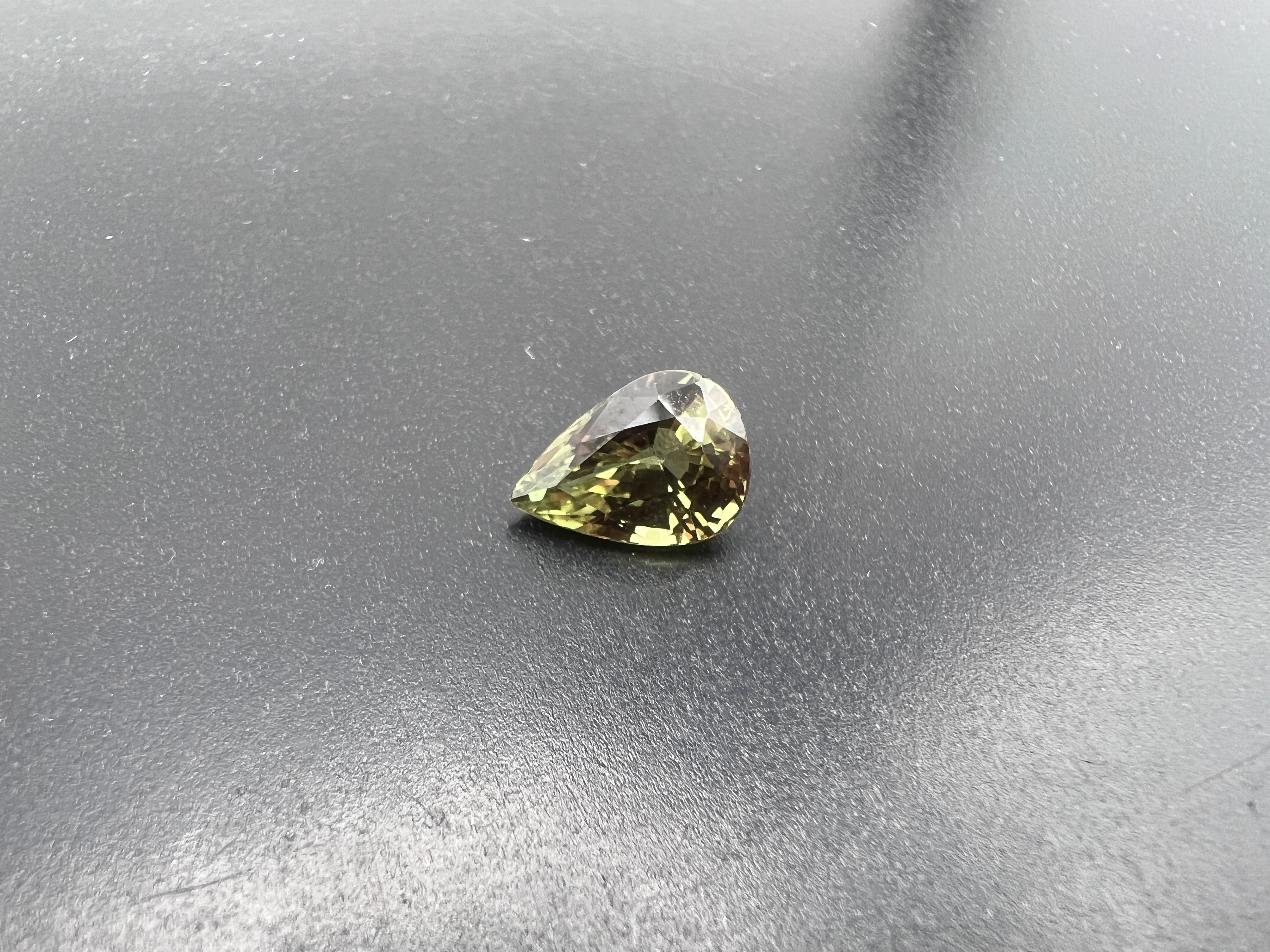 Color Change Pear Shaped Alexandrite