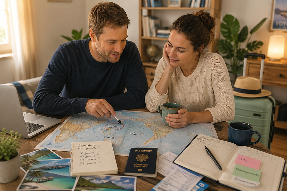 Réflexion sur combien de jours voyager en Polynésie française