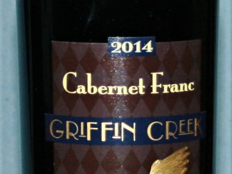 2014 Cabernet Franc Griffin Creek Vineyards