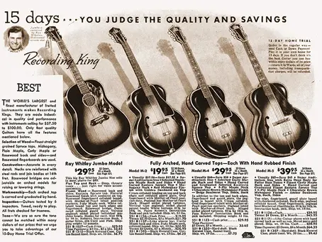 Gibson Made Wards Guitars