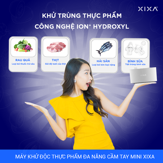 Lợi ích máy rửa thực phẩm mini Xixa.
content media