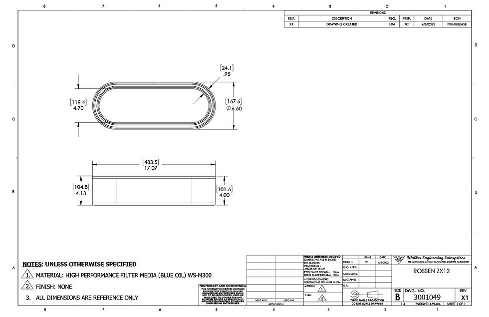 Thumbnail: Walker Air Filter Suit Rosson