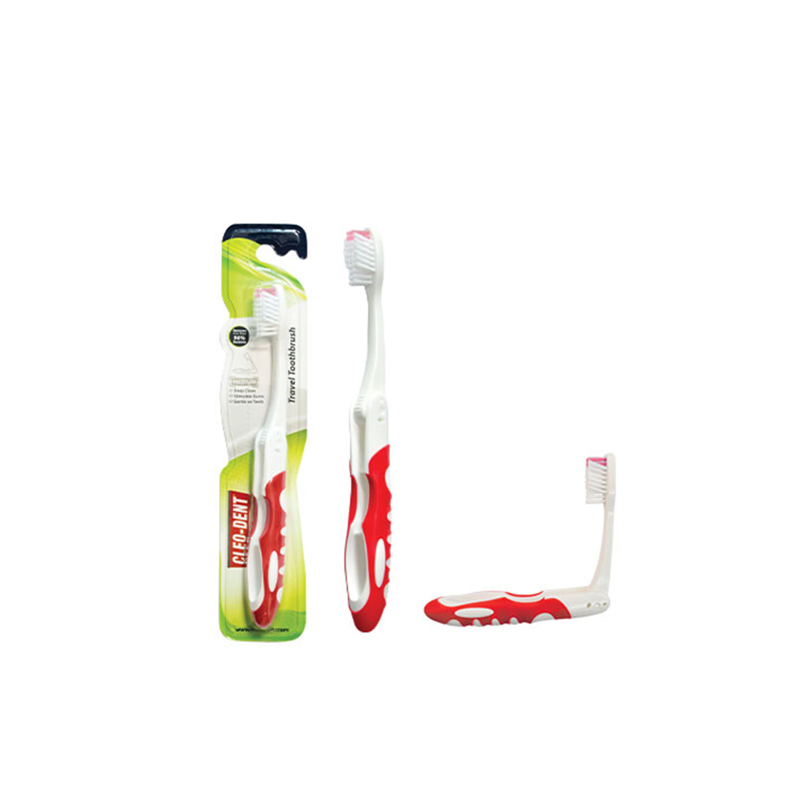 Travel Toothbrush Soft Cleodent