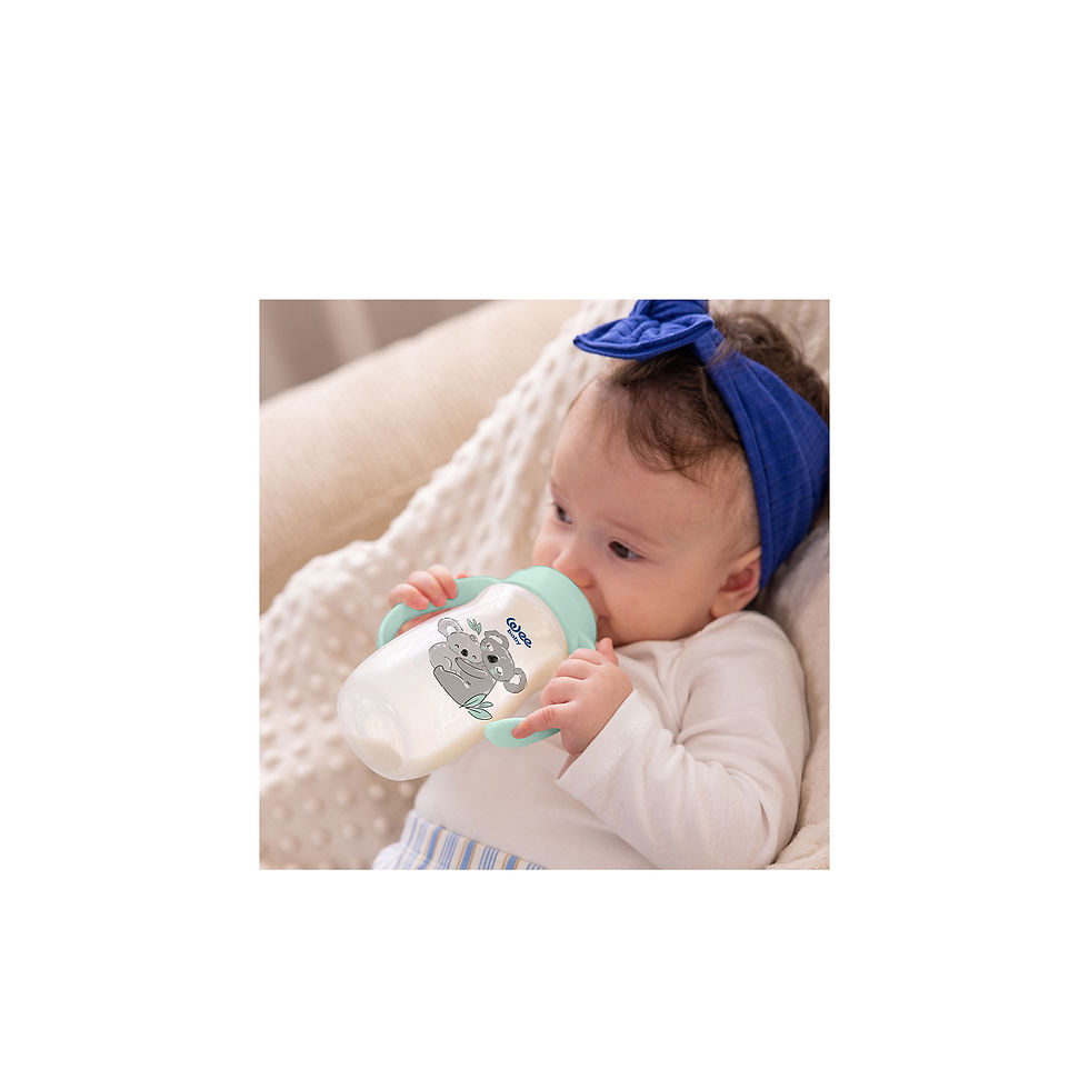Thumbnail: Feeding Bottle Wide with Handle Wee Baby, 250 ML