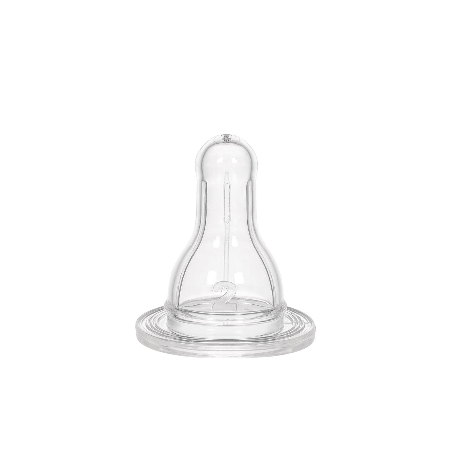 Silicone Spare Round Teat for Bottle Wee Baby No.2