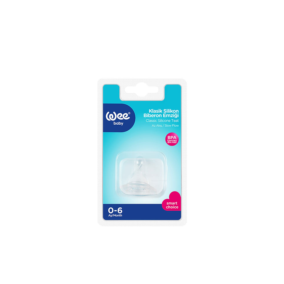 Thumbnail: Silicone Spare Round Teat for Bottle Wee Baby No.1