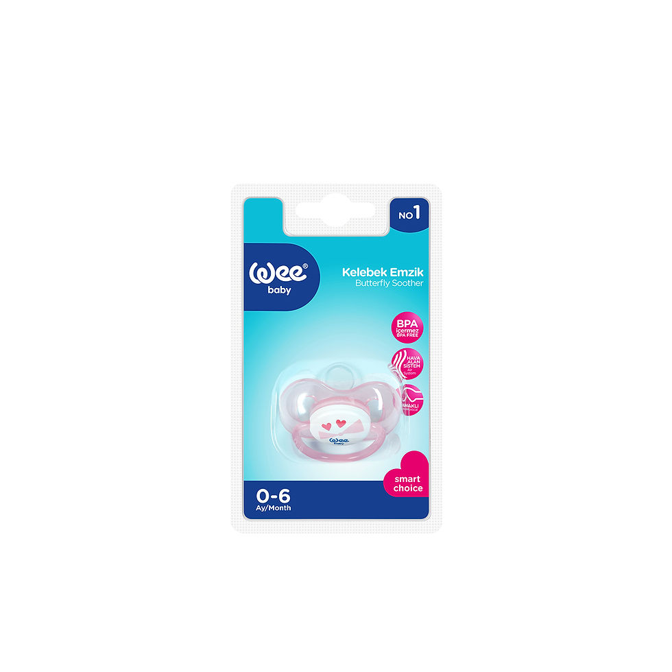 Thumbnail: Butterfly Orthodontic Teat Soother Wee Baby No.1