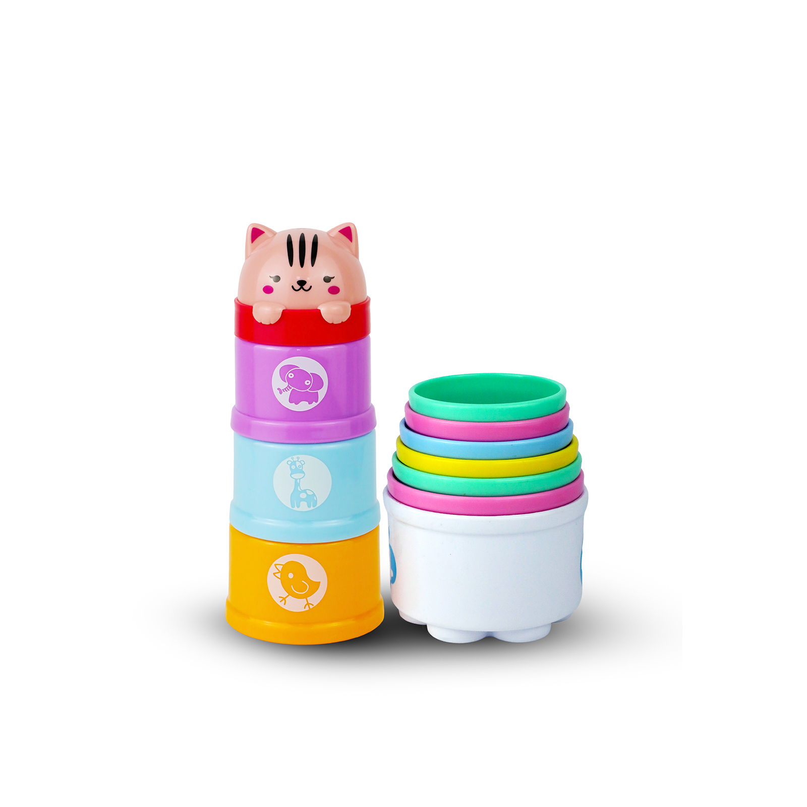 Toddler's Stacking Cups 10pcs Goodway