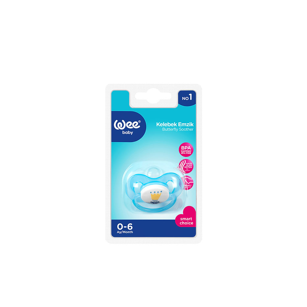 Thumbnail: Butterfly Orthodontic Teat Soother Wee Baby No.1