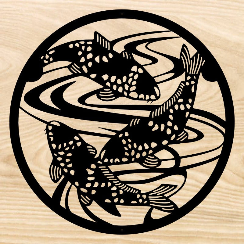 Thumbnail: Koi fish - circular