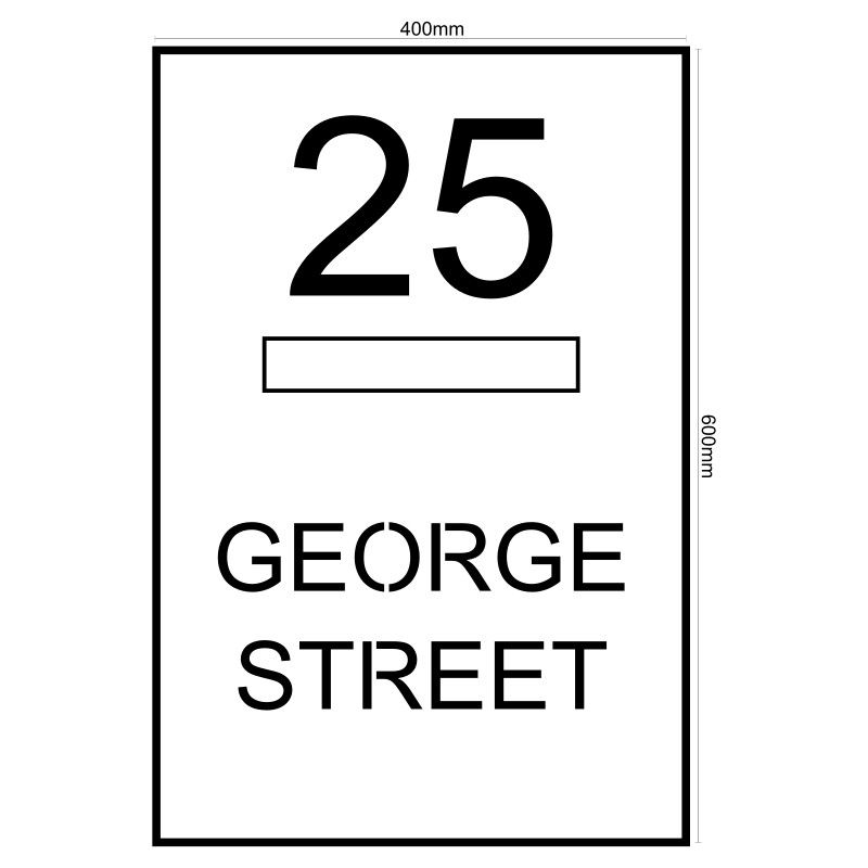 Thumbnail: 400mm x 600mm Stainless steel Mail plate