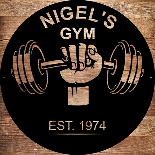 Buy: Custom gym signs | Perth Metal Art | 220AUD
