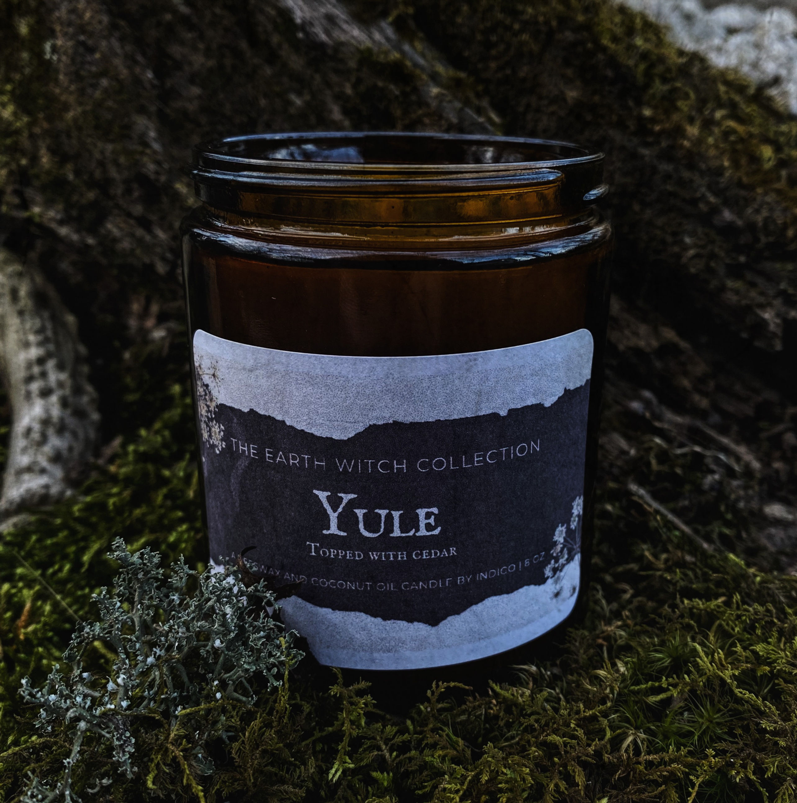 Yule Beeswax Candle