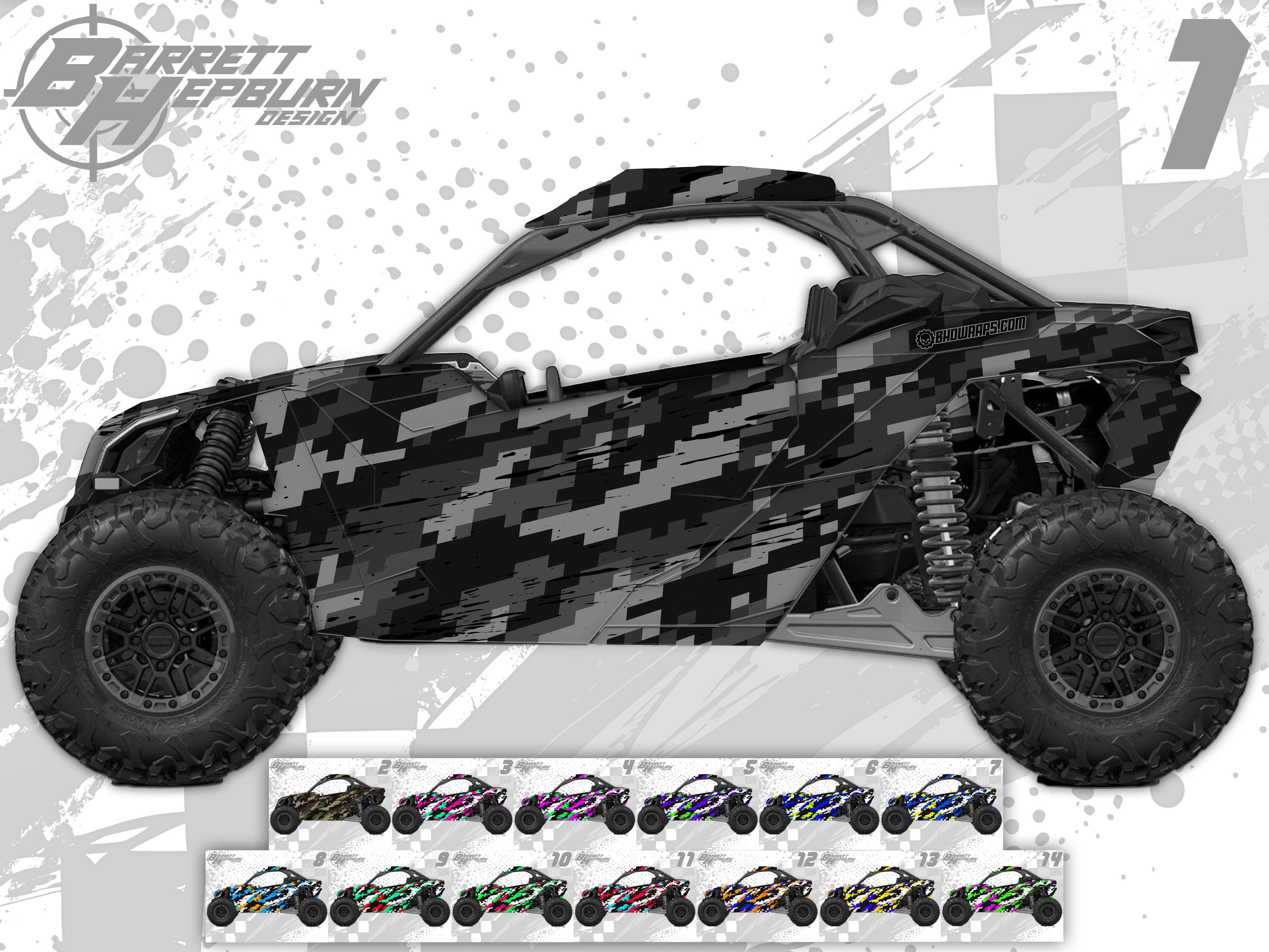 Velocity (Can-Am Maverick X3 / X3 Max Wrap Kit)