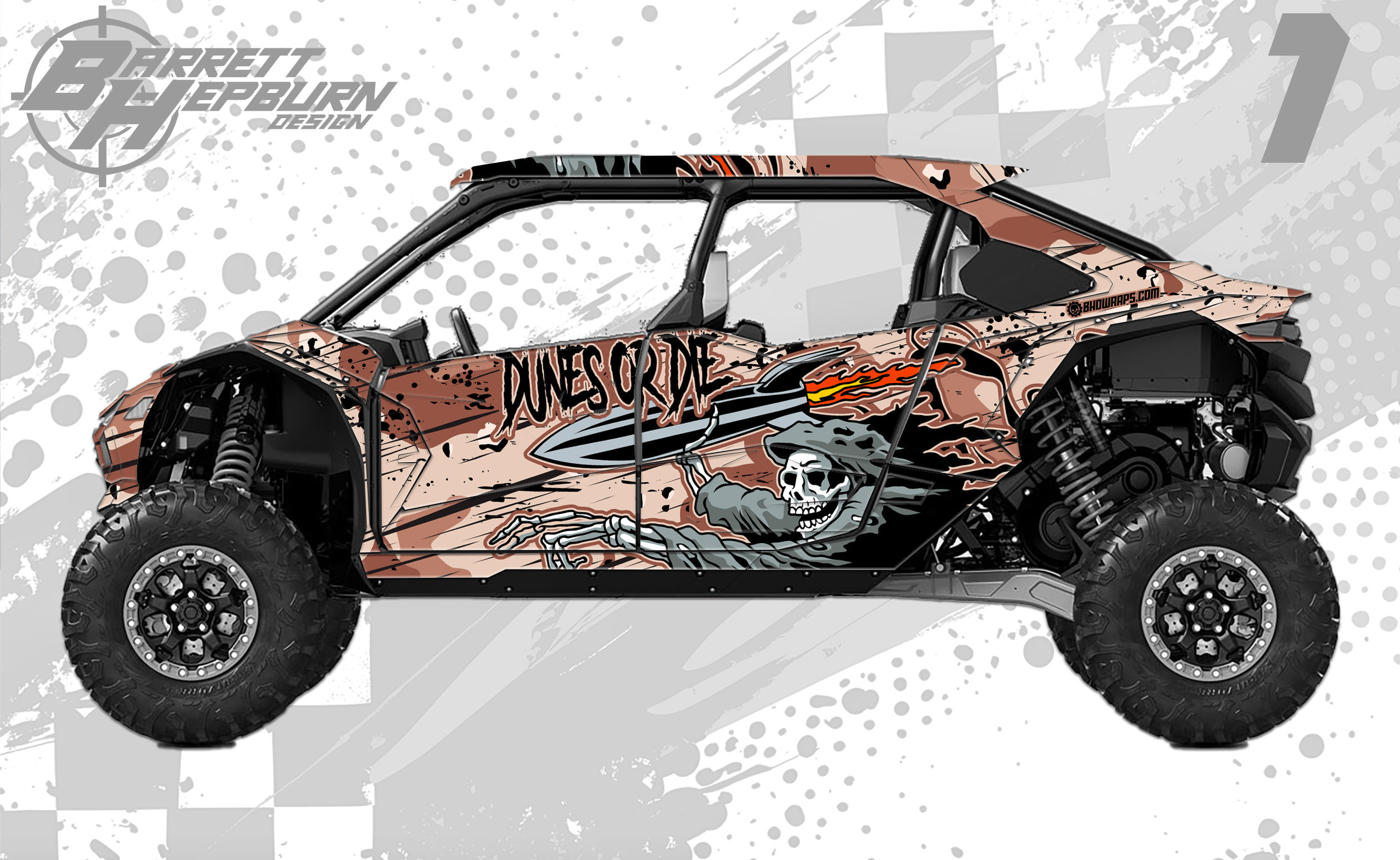 Dunes or Die (Kawasaki Teryx5 H2 Wrap Kit)