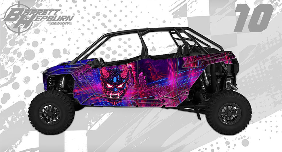 Thumbnail: Neon Oni (Polaris RZR Wrap Kit)