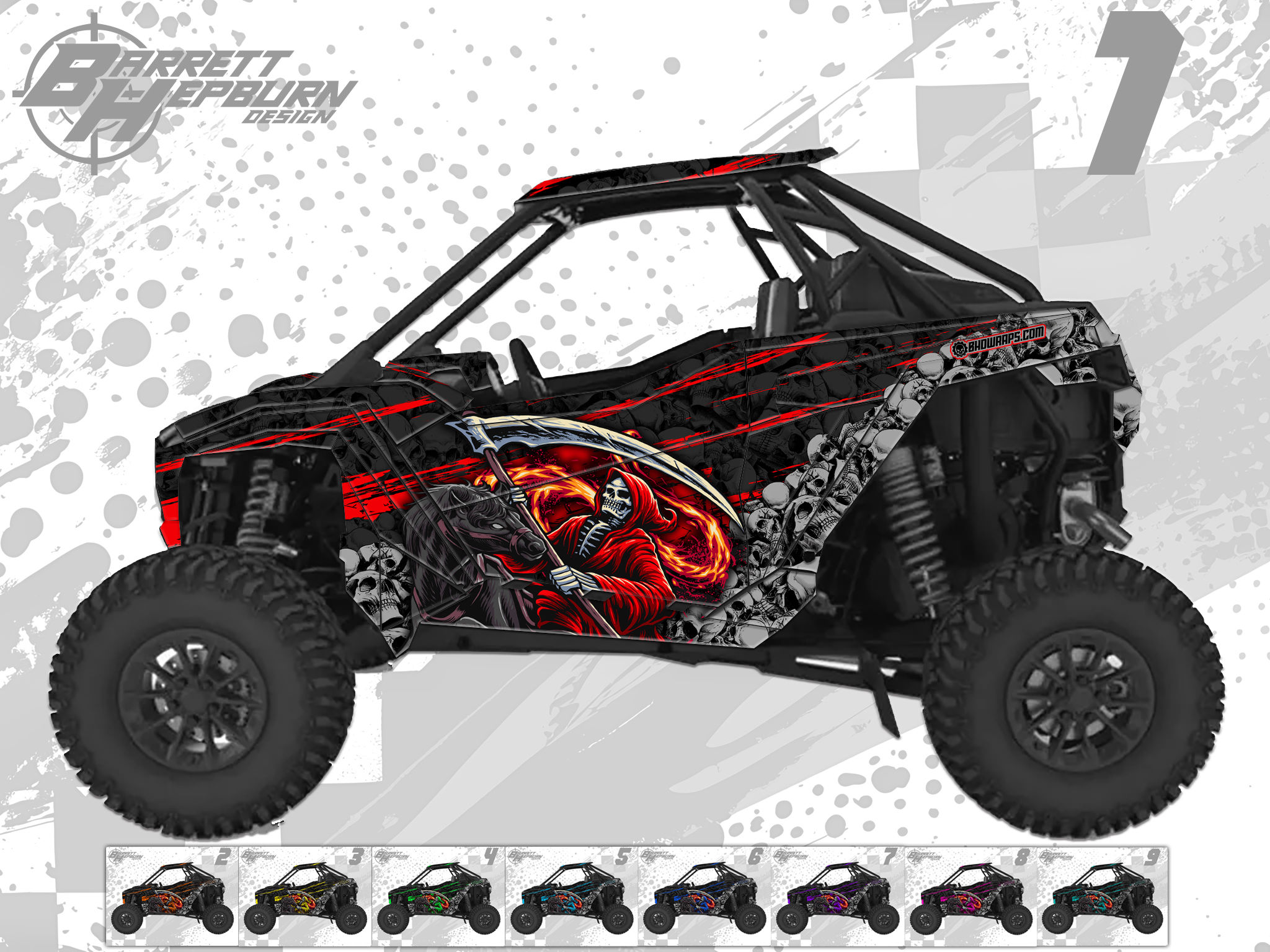 Reaper (Polaris RZR / Polaris RZR 4 Wrap Kit)
