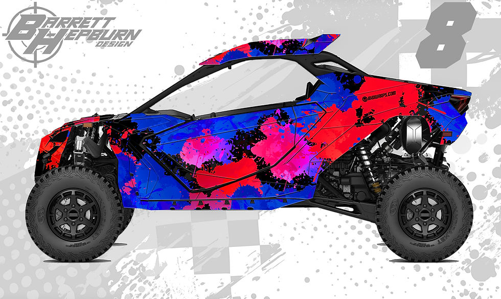 Thumbnail: Bloom (Can-Am Maverick R Wrap Kit)