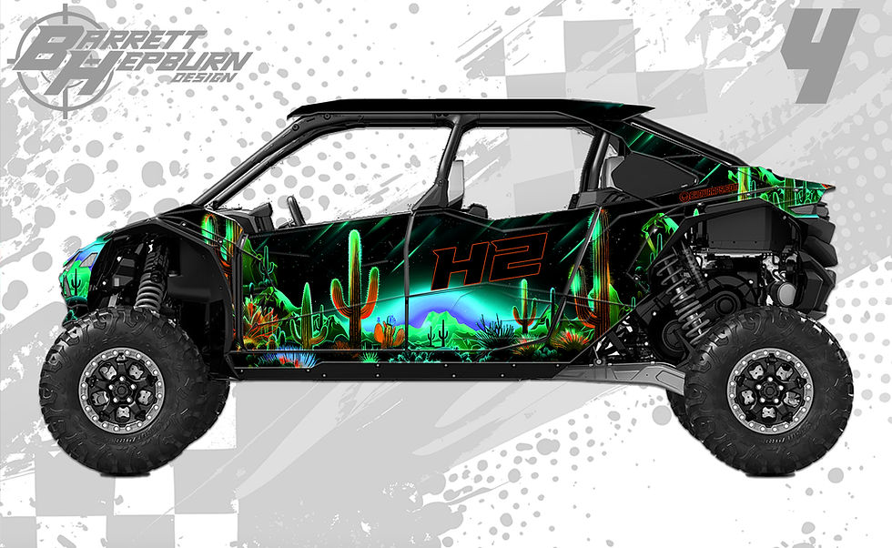 Thumbnail: Neon Dune (Kawasaki Teryx5 H2 Wrap Kit)
