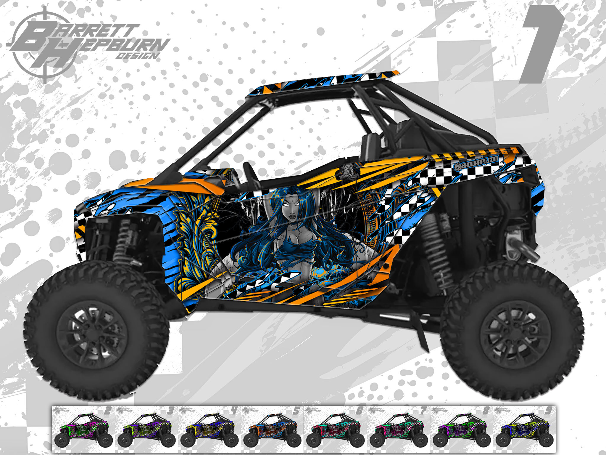 Race Slayer (Polaris RZR / Polaris RZR 4 Wrap Kit)