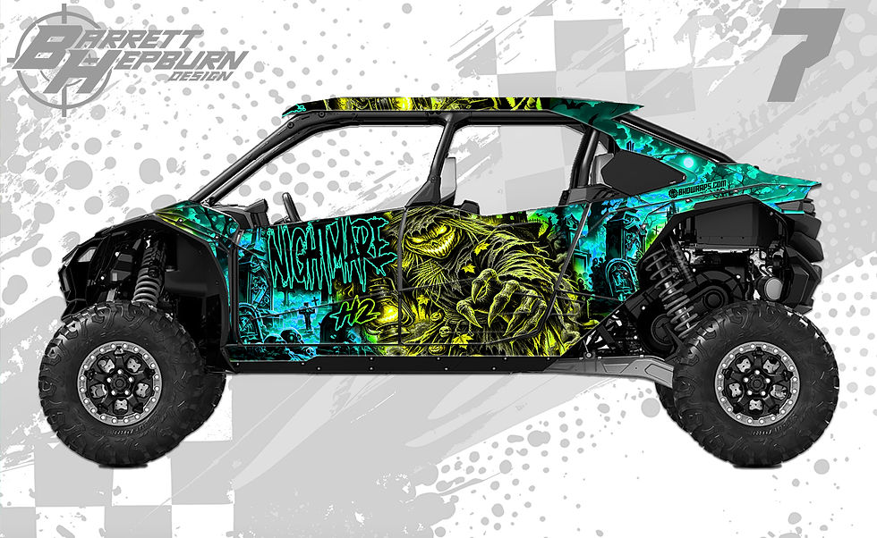 Thumbnail: Nightmare (Kawasaki Teryx5 H2 Wrap Kit)