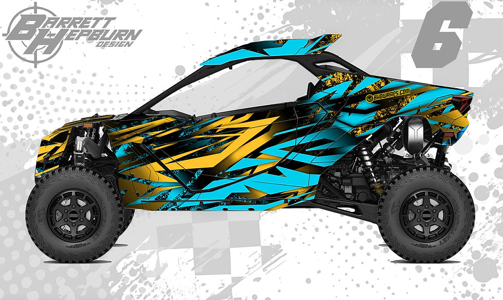 Thumbnail: Retro Maze (Can-Am Maverick R / R Max Wrap Kit)